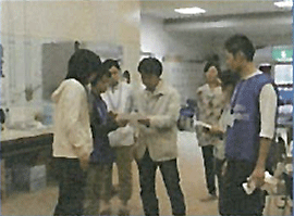情報交換の最中です。
